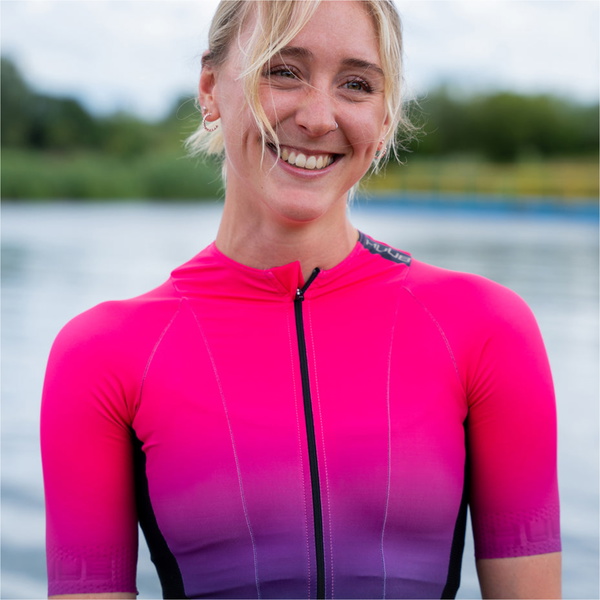 2026 Huub Womens Collective Trisuit TCWLCRBW - Black / Rose Fade